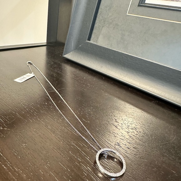 Kohl’s .10 CTTW Diamond Pendant Sterling Silver Necklace - Picture 3 of 4